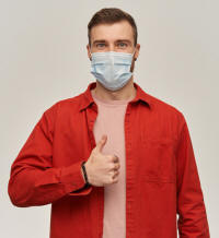We're still masking!